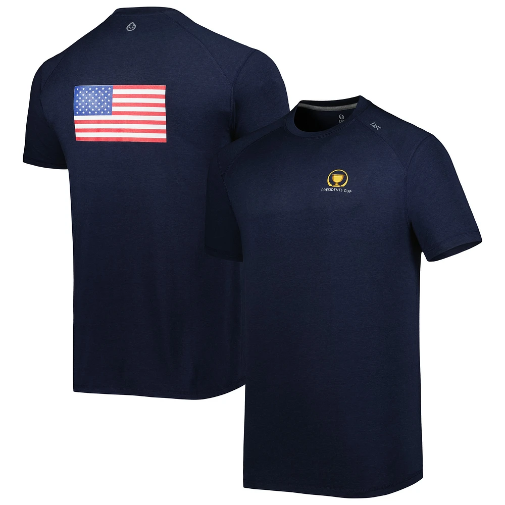 T-shirt Tasc Navy Presidents Cup Carrollton USA pour hommes