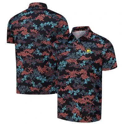 Men's Under Armour Black Presidents Cup Playoff 3.0 Azalea Print Polo