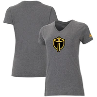 Women's Ahead  Heather Charcoal Presidents Cup International Team Vista V-Neck T-Shirt