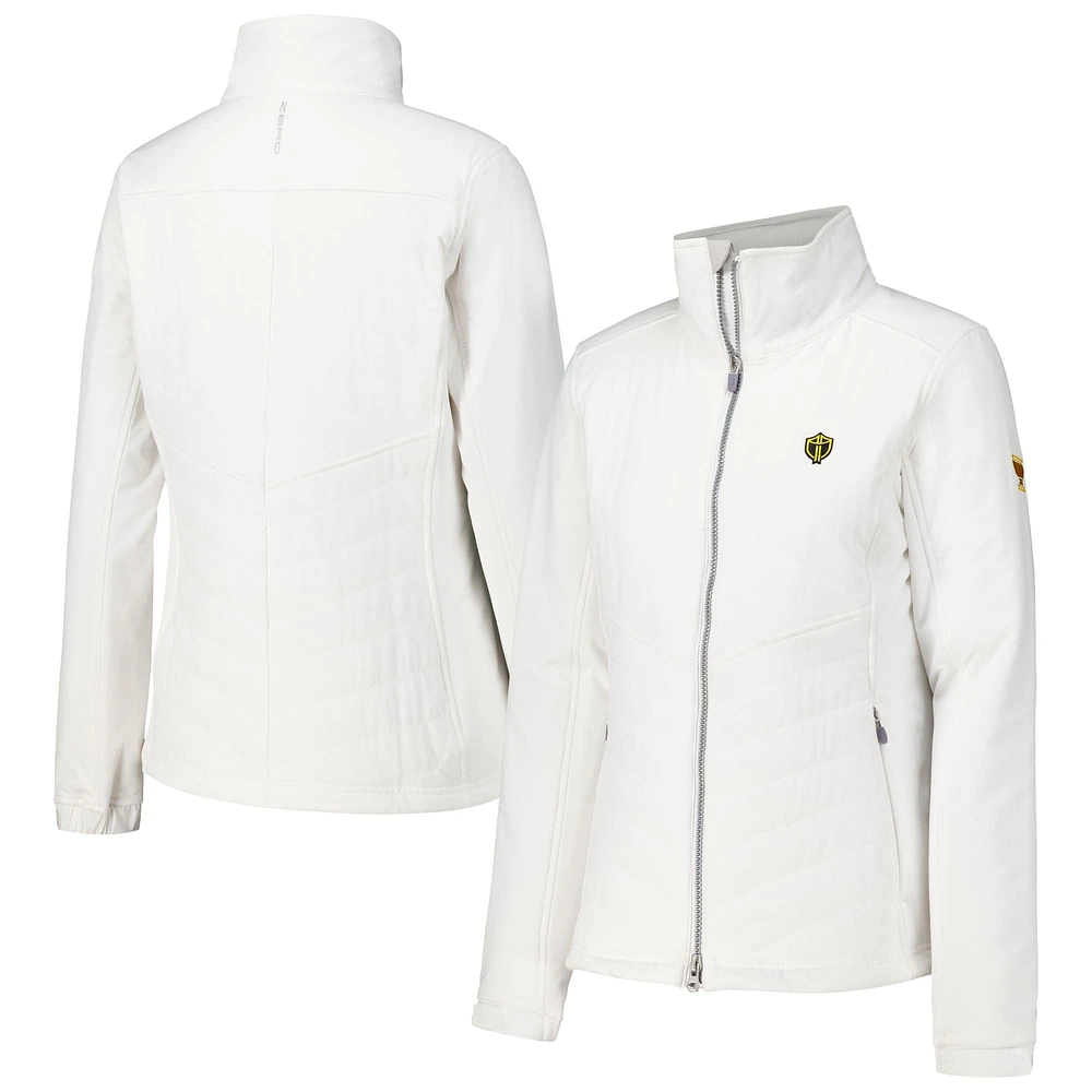 Women's Zero Restriction White Presidents Cup International Team Jillian Full-Zip Jacket