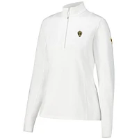 Women's Zero Restriction White Presidents Cup International Team Renae Half-Zip Top