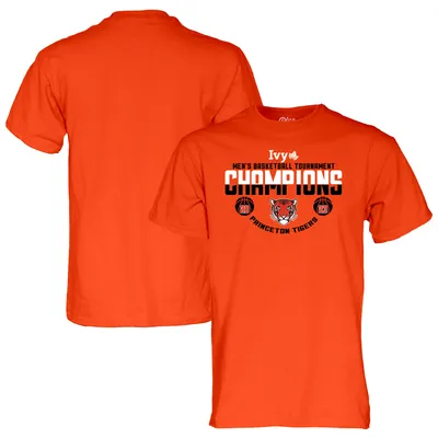Blue 84 Orange Princeton Tigers 2023 Ivy League Men's Basketball Conference Tournament Champions T-Shirt