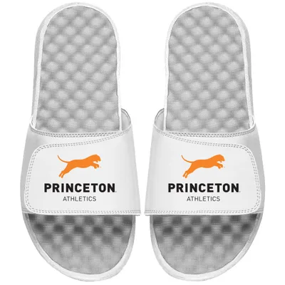 Princeton Tigers ISlide Athletic Logo Slide Sandals - White