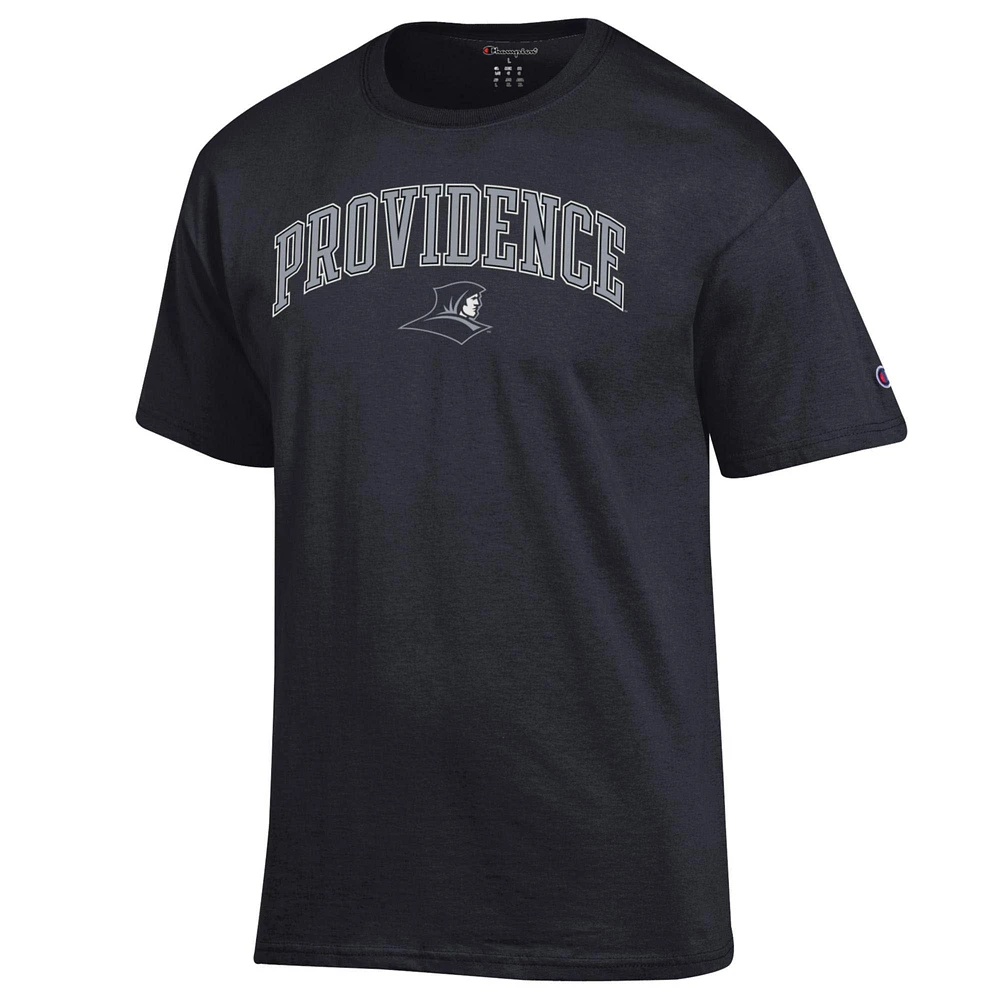 Men's Champion  Black Providence Friars Arched Logo T-Shirt
