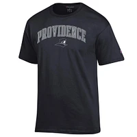 Men's Champion  Black Providence Friars Arched Logo T-Shirt