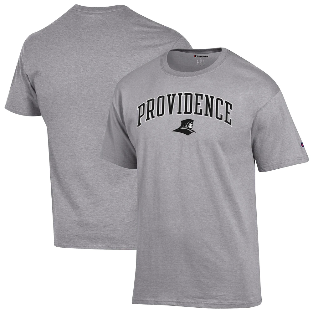 T-shirt Champion Heather Grey Providence Friars Arch Over Logo pour homme