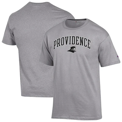 T-shirt Champion Heather Grey Providence Friars Arch Over Logo pour homme