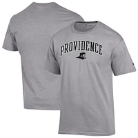T-shirt Champion Heather Grey Providence Friars Arch Over Logo pour homme