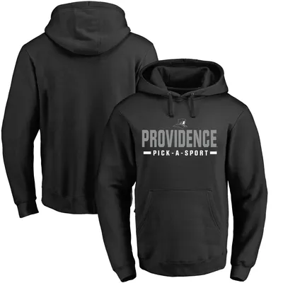 Providence Friars Custom Sport Pullover Hoodie - Black