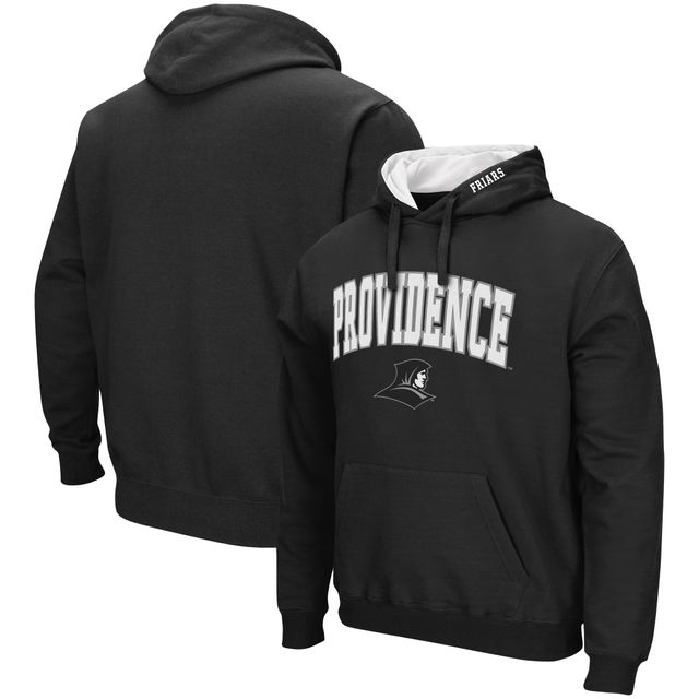 Chandail à capuchon Colosseum Providence Friars Arch and Logo noir pour hommes