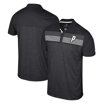 Men's Colosseum Black Providence Friars Langmore Polo