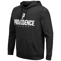 Men's Colosseum Black Providence Friars Lantern Pullover Hoodie