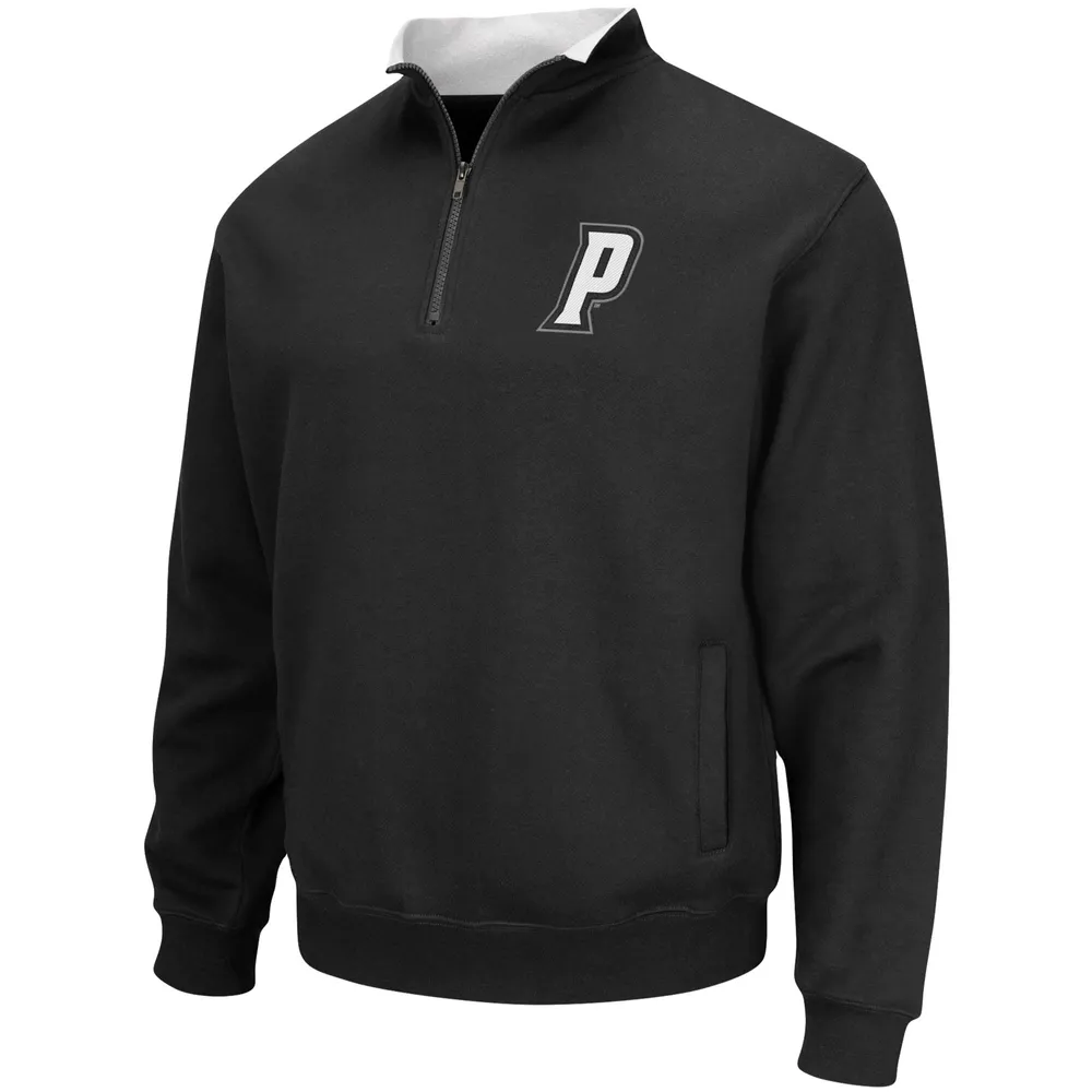 Veste Colosseum noire pour homme Providence Friars Tortugas Logo Quarter-Zip