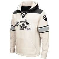 Men's Colosseum Cream Providence Friars 2.0 Lace-Up Pullover Hoodie