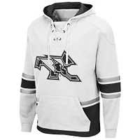 Men's Colosseum White Providence Friars Lace Up 3.0 Pullover Hoodie