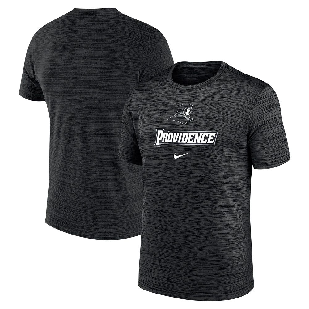 T-shirt Nike Performance Velocity Legend Providence Friars pour homme, noir