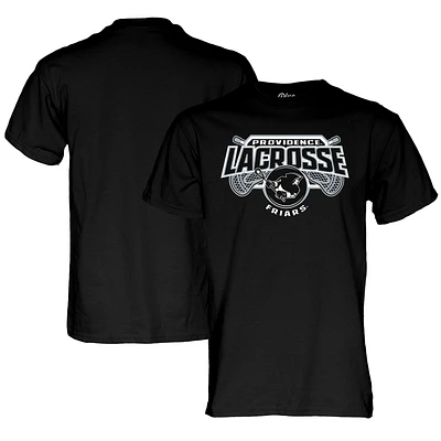 T-shirt unisexe bleu 84 noir Providence Friars 2024 pour hommes, saison de crosse