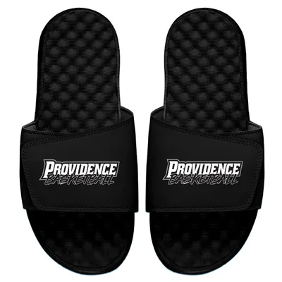 Providence Friars ISlide Youth Basketball Stacked Slide Sandals - Black