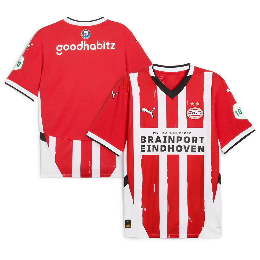 Men's Puma Red PSV Eindhoven 2024/25 Home Replica Jersey