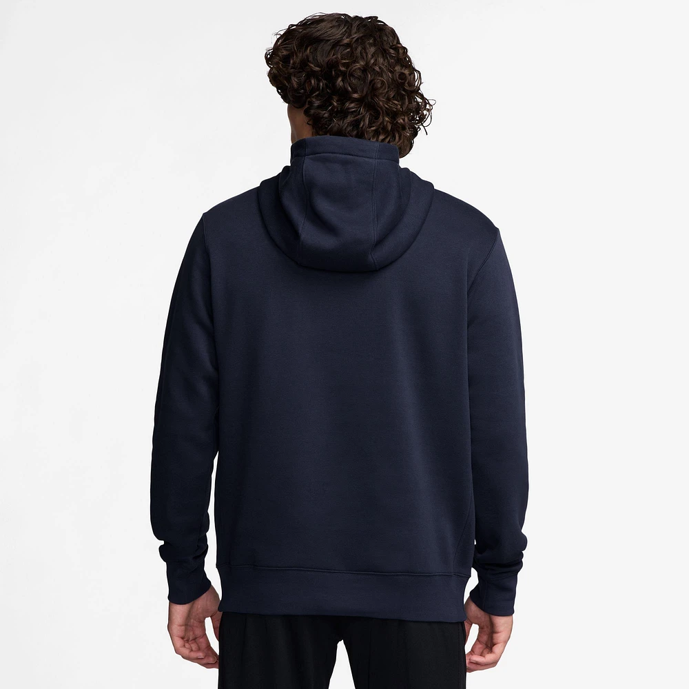 Sweat à capuche en polaire Nike Pumas Club bleu marine pour homme