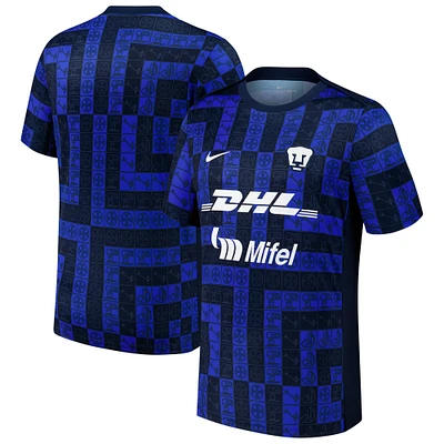 Haut de performance d'avant-match Nike bleu marine Pumas 2025/26 Academy Pro pour homme