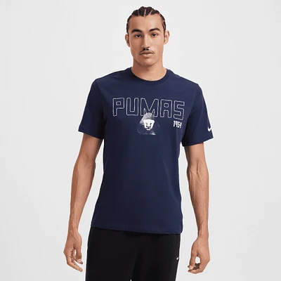 T-shirt Nike bleu marine pour homme Puma Heritage