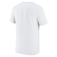 Men's Nike White Pumas Verbiage T-Shirt