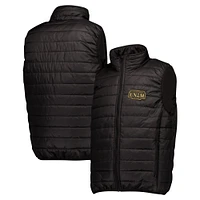 Men's Pumas Black & Gold Collection Padded Full-Zip Vest