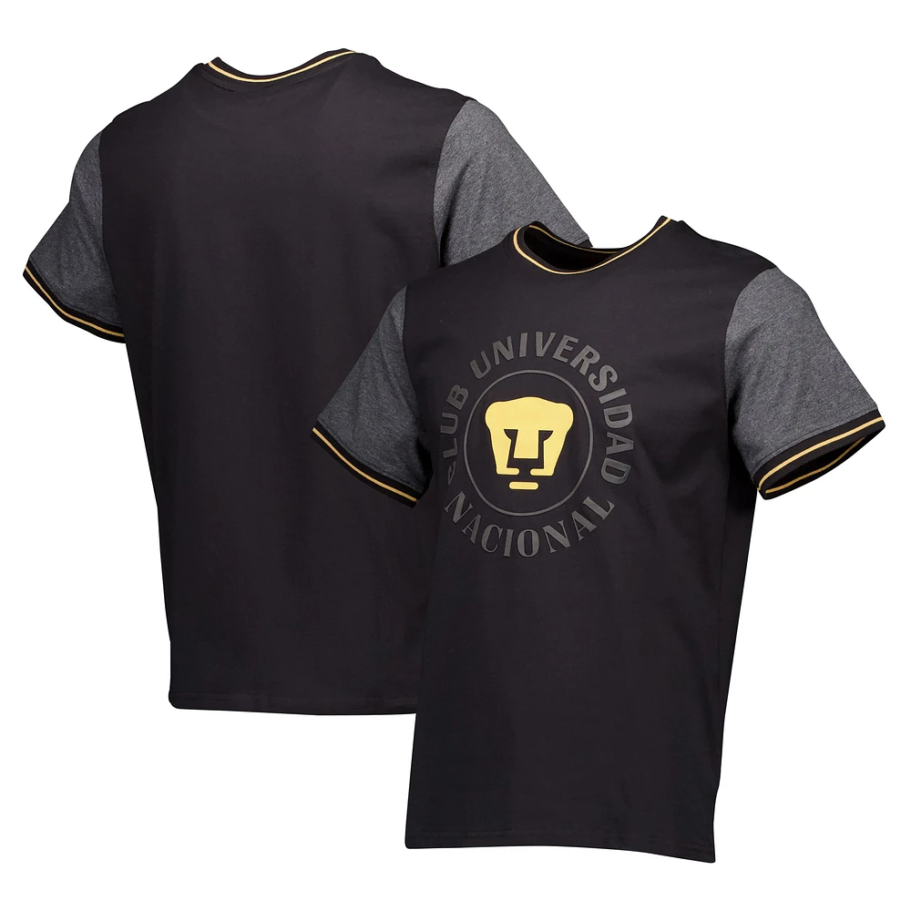 Men's Pumas Black & Gold Collection Ringer T-Shirt