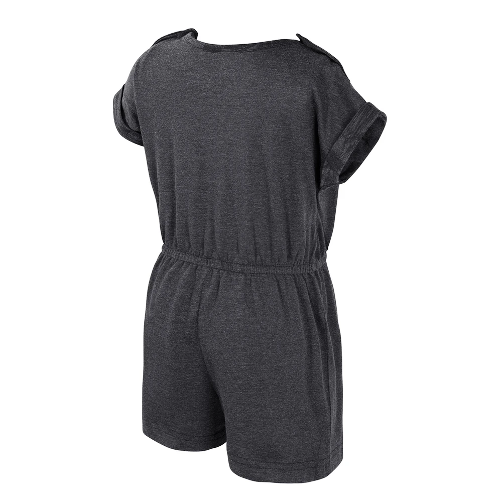 Girls Toddler Colosseum  Heather Charcoal Purdue Boilermakers Cinder Romper