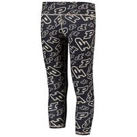 Girls Youth ZooZatz Black/Gold Purdue Boilermakers Stacked Mascot Leggings