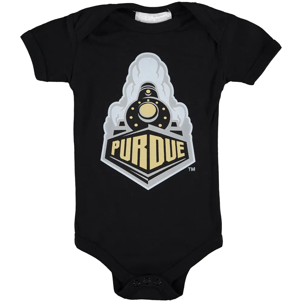 Body noir à gros logo Purdue Boilermakers pour bébé