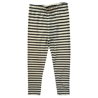 Ensemble haut à manches longues et leggings rayés tri-blend pour bébé Wes & Willy Purdue Boilermakers