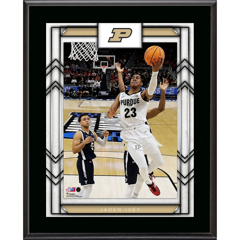 Jaden Ivey Purdue Boilermakers 10.5" x 13" Sublimated Player Plaque