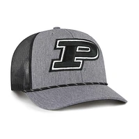 Men's '47  Gray Purdue Boilermakers Carbon Rope Adjustable Hat