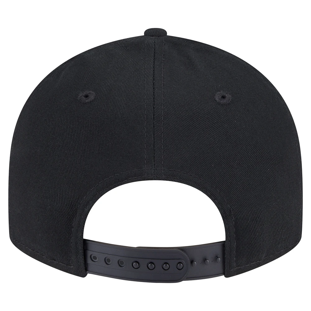 Men's New Era Black Purdue Boilermakers Low Profile 9FIFTY Snapback Hat