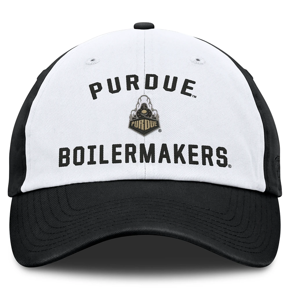 Men's Top of the World  White Purdue Boilermakers Weston Adjustable Hat