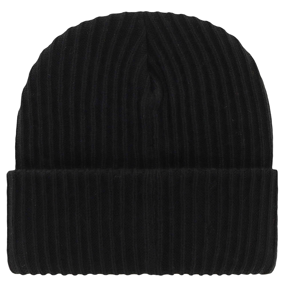 Bonnet en tricot à revers noir Purdue Boilermakers Harbor '47 pour homme