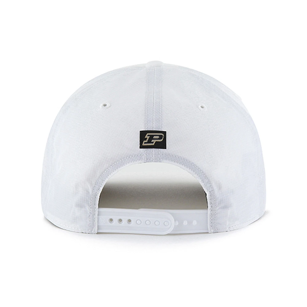 Men's '47 White Purdue Boilermakers Condor Hitch brrr° Adjustable Hat