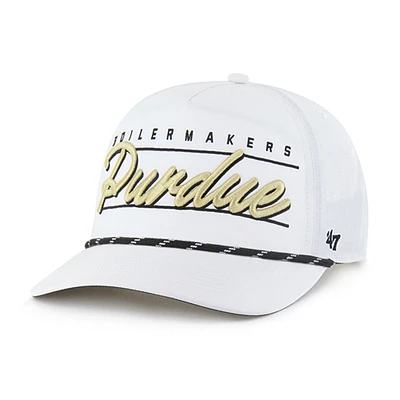 Men's '47 White Purdue Boilermakers Condor Hitch brrr° Adjustable Hat