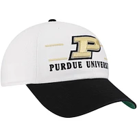 Casquette ajustable Purdue Boilermakers Gridiron Clean Up blanche pour homme '47