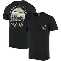 T-shirt noir Purdue Boilermakers Circle Campus Scene pour homme