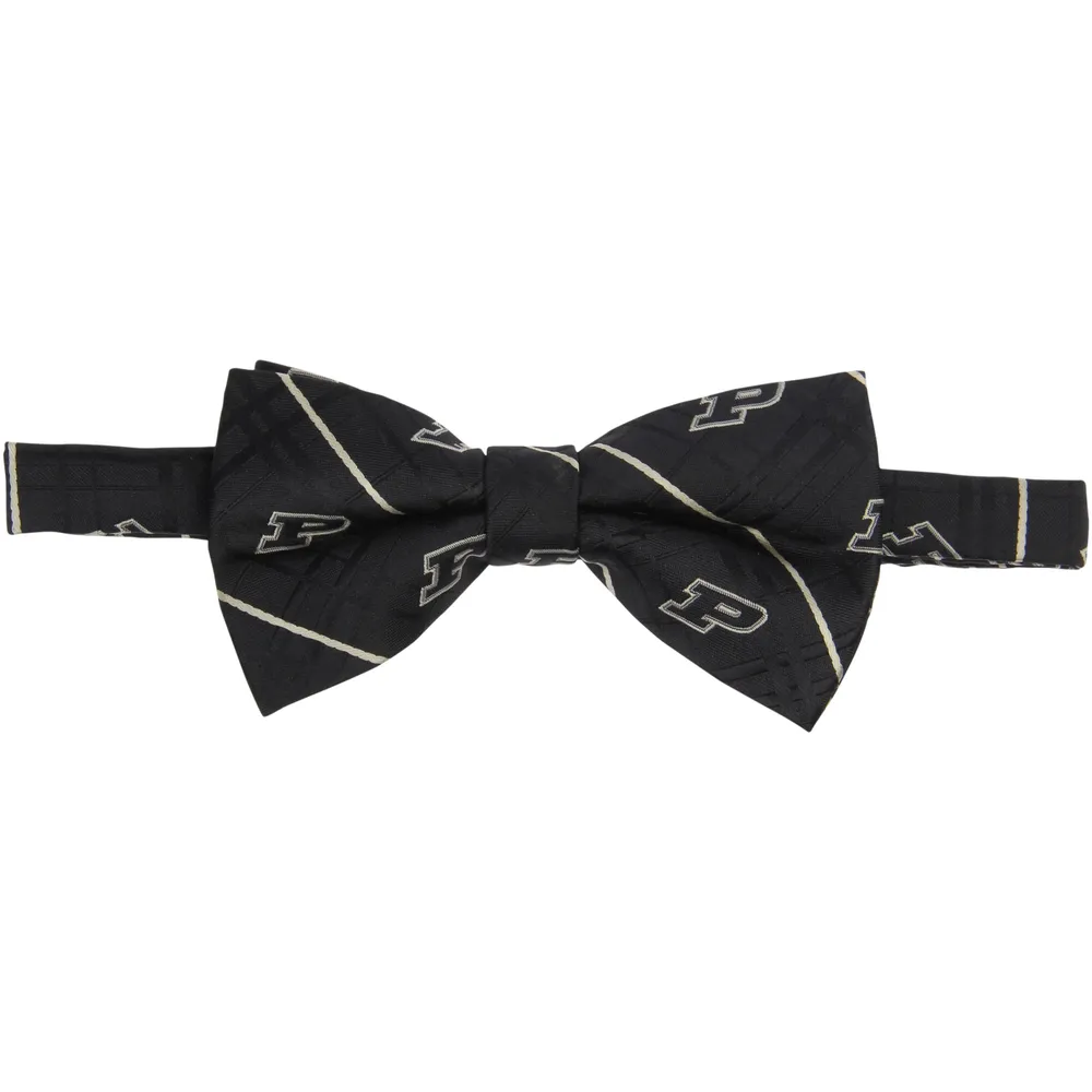 Men's Black Purdue Boilermakers Oxford Bow Tie