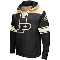 Men's Colosseum Purdue Boilermakers 2.0 Lace-Up Pullover Hoodie