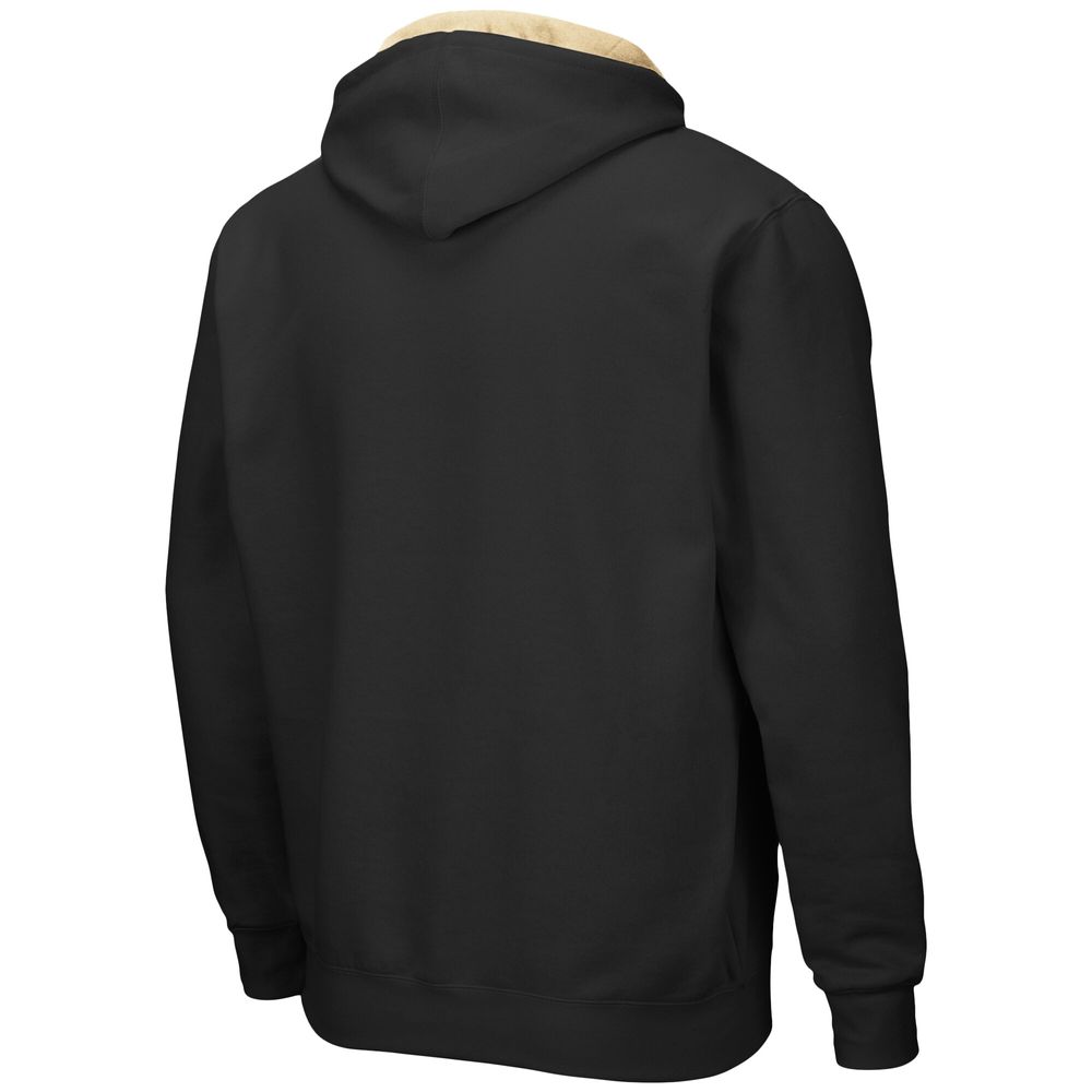 Men's Colosseum Purdue Boilermakers Arch & Logo 3.0 Full-Zip Hoodie