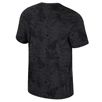 T-shirt à imprimé floral noir Colosseum Purdue Boilermakers pour homme