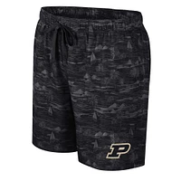 Men's Colosseum Black Purdue Boilermakers Ozark Swim Shorts