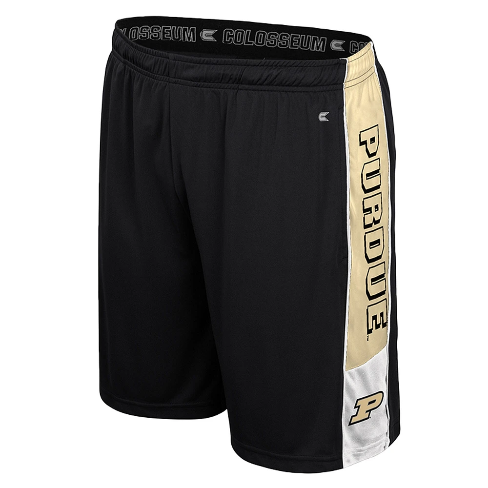 Men's Colosseum Black Purdue Boilermakers Quantum Shorts