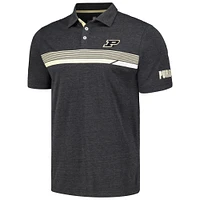 Colosseum Charcoal Purdue Boilermakers No Problemo Polo pour homme