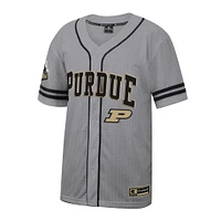 Men's Colosseum Gray Purdue Boilermakers Free Spirited Baseball Jersey